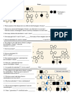 Pedigree Practice Worksheet