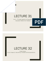 Lecture 31-32 - Unit V - Cluster Analysis Concepts - Major Approaches - KMeans Exercise