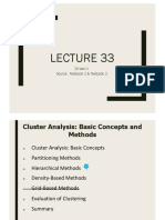 Lecture 33 - Unit V - Hierarchical Clustering