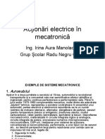 Actionari Electrice in Mecatronica 2 Power P