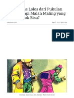 Abu Nawas Lolos Dari Pukulan Istrinya, Tapi Malah Maling Yang Bo