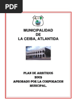 Plan de Arbitrios 2009