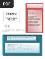 Filipino Module 1 Grade 1 | PDF