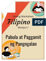 Filipino Module 1 Grade 6