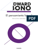 El Pensamiento Lateral Manual de Creatividad (Spanish Edition) by Edward de Bono (Bono, Edward De)