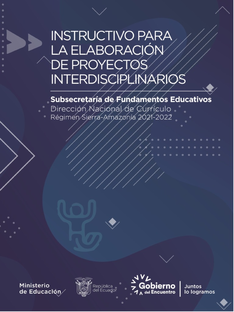 Instructivo para Elaboracion de Proyectos Interdisciplinarios 2021 2022 ...
