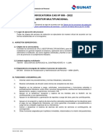 Convocatoria Cas #006 - 2022 Gestor Multifuncional