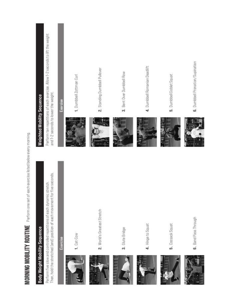 Morning Mobility Routine PDF