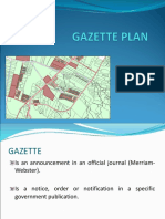 Chapter 10 Gazetted Plan