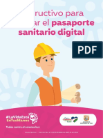 Cartilla Pasaporte Sanitario Digital