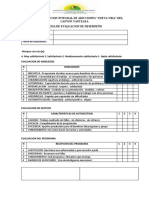 Ficha de Evaluacion de Desempeño