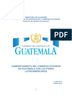 Comercio Exterior de Guatemala