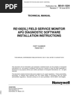 Re100 (XL) Field Service Monitor Apu Diagnostic Software Installation Instructions