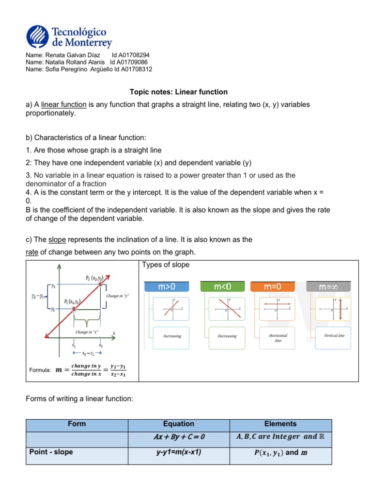 Understanding Linear Functions and Equations | PDF | Mathematical ...