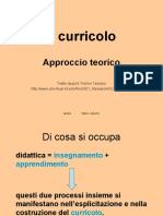 Il Curricolo