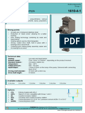 Databook CEBE-319613 312053, PDF, Pump