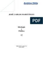 Ideología y Política Jose Carlos Mariategui