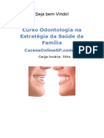 Curso Odontologia Na Estrategia Da Saude Da Familia Sp 74556