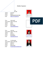 Struktur Organisasi Biodata