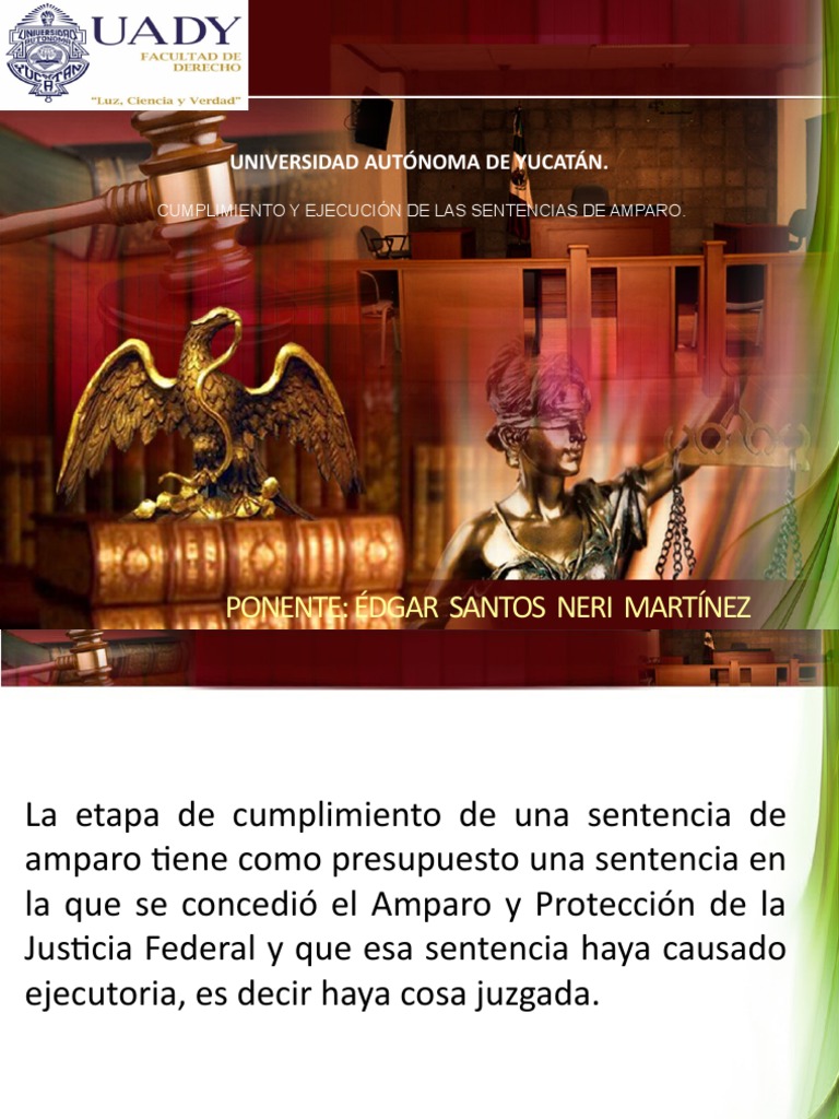 La Ejecución de Las Sentencias de Amparo | PDF | Sentencia (ley) | Caso