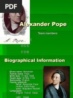 Download Presentation Alexander Pope by loulou268 SN55665767 doc pdf