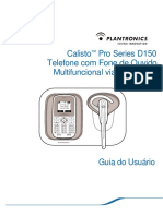 Calisto Pro Series D150 Manual Do Usuário