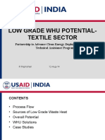 Low Grade Whu Potential-Textile Sector