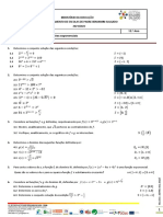 Funções exponenciais e logarítmicas