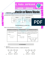 Adición y Sustracción Con Números Naturales para Quinto de Primaria