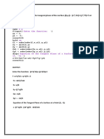 MATLAB Code:: All X y 'Enter The Function: '