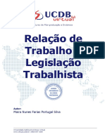 Relação de Trabalho e Legislação Trabalhista