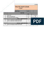 Duct Boq For Chawi Slemani 1 Flat: Description QTY 1 Ducting VRF LC