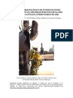 Informe Arqueologia Plaza Dignidad 2020