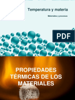 Clase 2 - Materia y Temperatura - Propiedades Térmicas