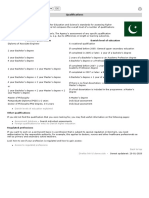 General assessments for Pakistani Education in Denmark