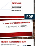 CANALES DE TRANSMISION DE DATOS