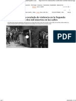 La Verdad Sobre La Escalada de Violencia en La Segunda República - Más de Dos Mil Muertos en Las Calles