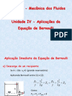 Equação de Bernoulli em aplicações