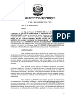 RD N 048-2022 Liquidacion Final Convenio N 056-2021 Huancavelica Ley 31015