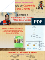 Corto Circuito Por Equivalente de Thevenin Paso A Paso