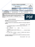 Evaluaciòn Quimstre I-Eca-10mo