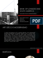 MINDLIN & PALANTI - Bank of London and South America 1