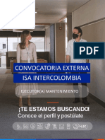 Convocatoria Externa Ejecutor A Mantenimiento