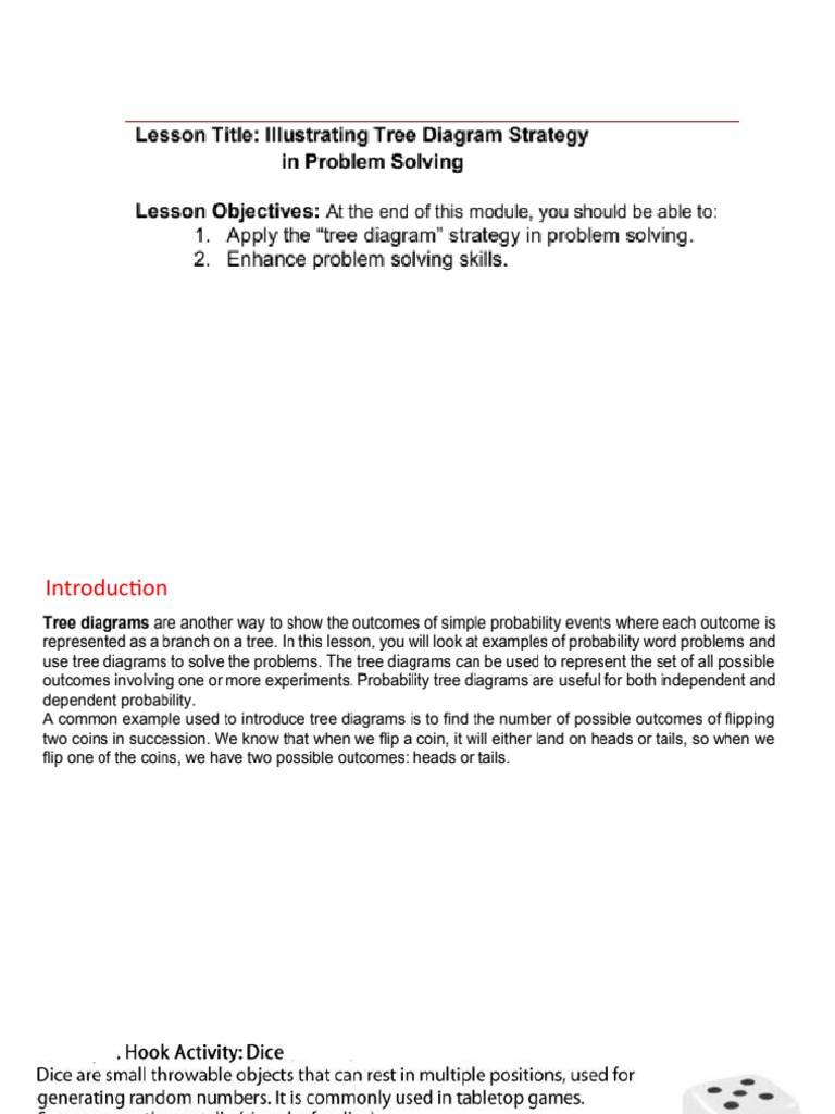 Problem Solving by A Tree Diagram | PDF