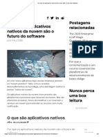 Por Que Os Aplicativos Nativos Da Nuvem São o Futuro Do Software