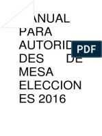 Manual Electoral Uncuyo 2016