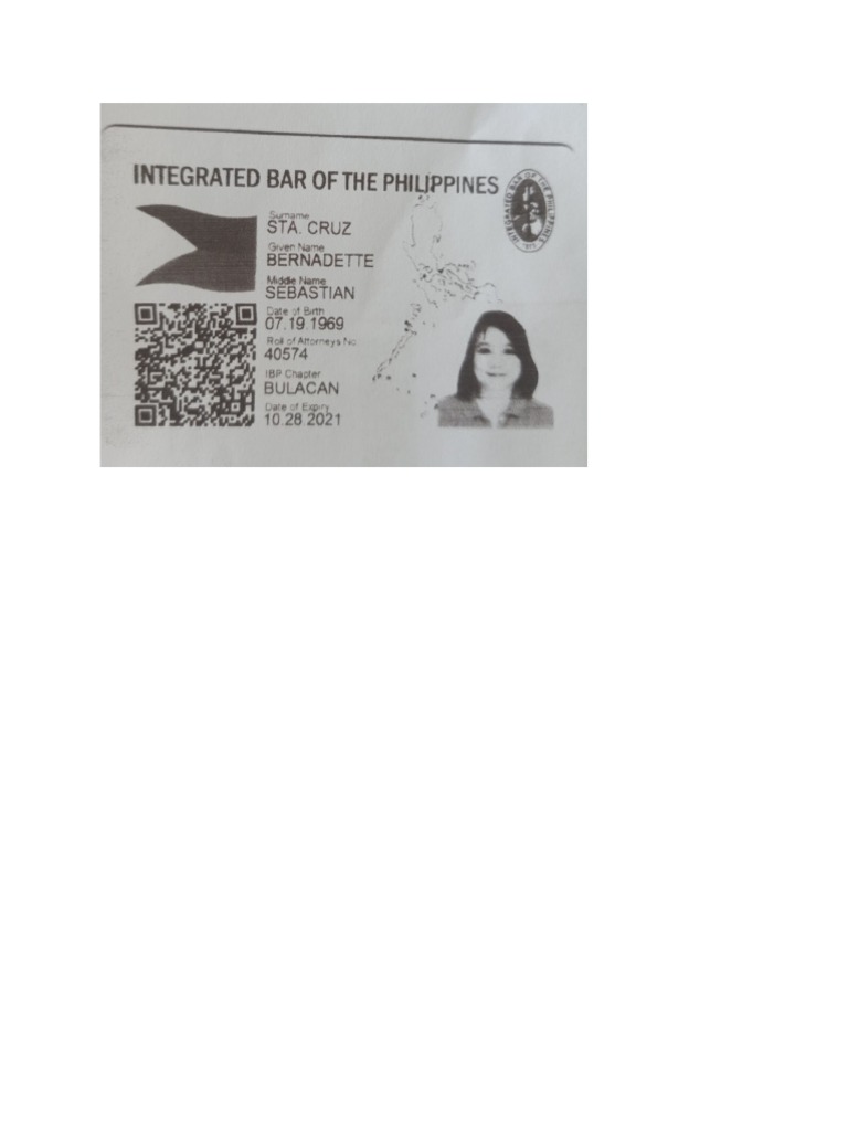 Ibp Identification Card PDF