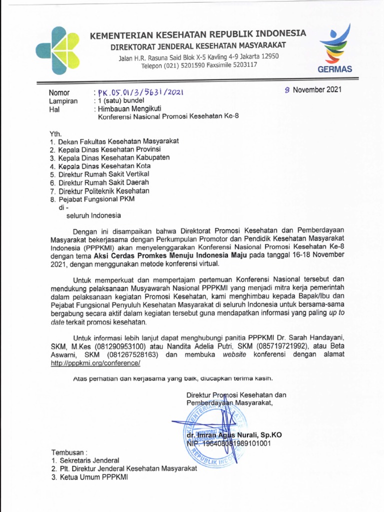Himbauan mengikuti konferensi nasional promkes ke 8 pdf