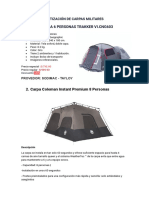 Carpa Coleman Instant Premium 8 Personas