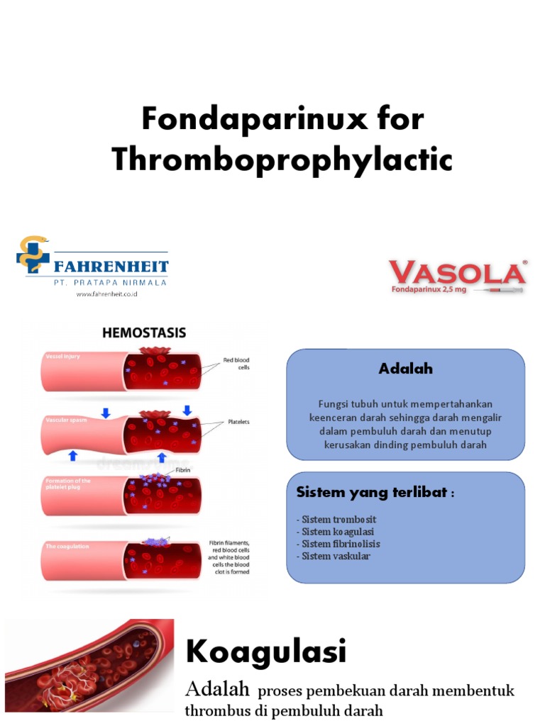 Informasi Fondaparinux dan Vasola | PDF